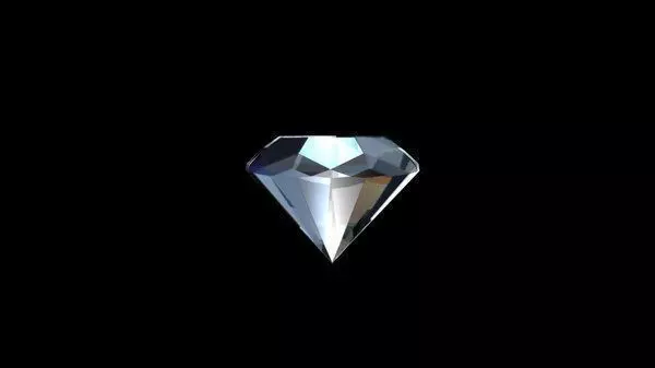 Diamond Animation Low-poly 3D model_0