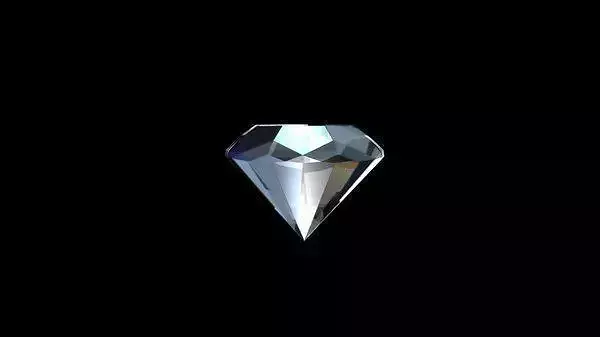Diamond Animation Low-poly 3D model