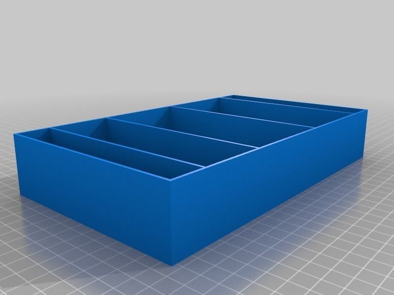 Generic Tray Creator Script with rounded bin floors Free 3D print model_4