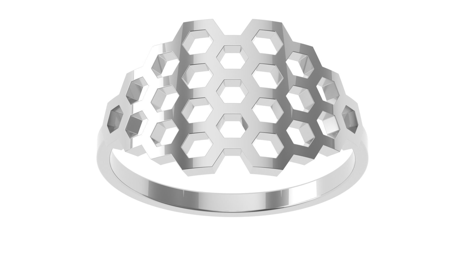 Bee Ring 15 SIZES  3D print model_19