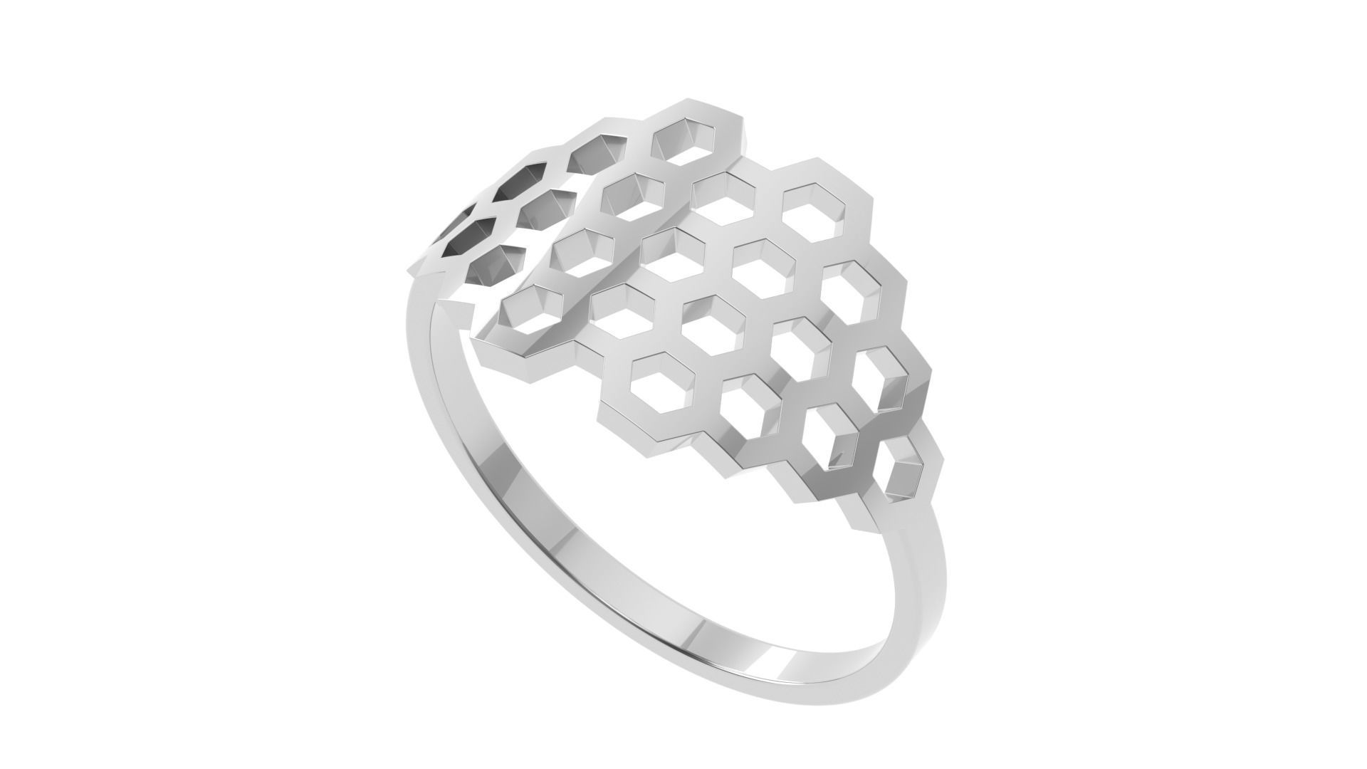 Bee Ring 15 SIZES  3D print model_17