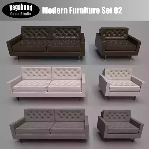 Modern Furniture Set 02