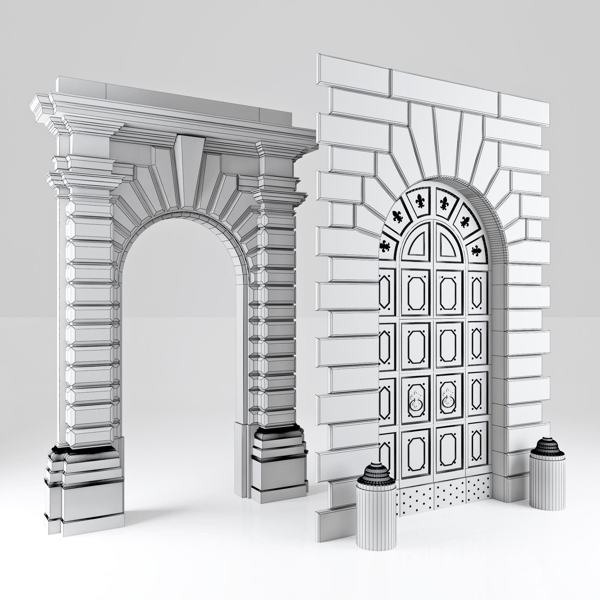 Palazzo Spada in Rome 3D model_2
