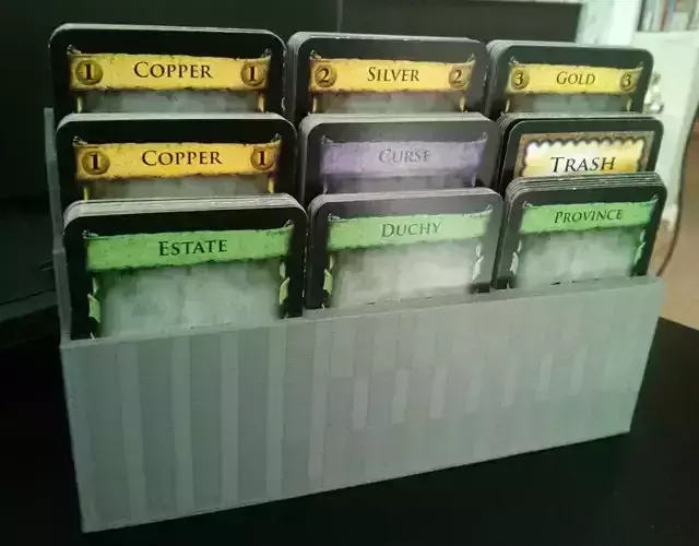 Dominion Card Game Common Cards Tray Free 3D print model