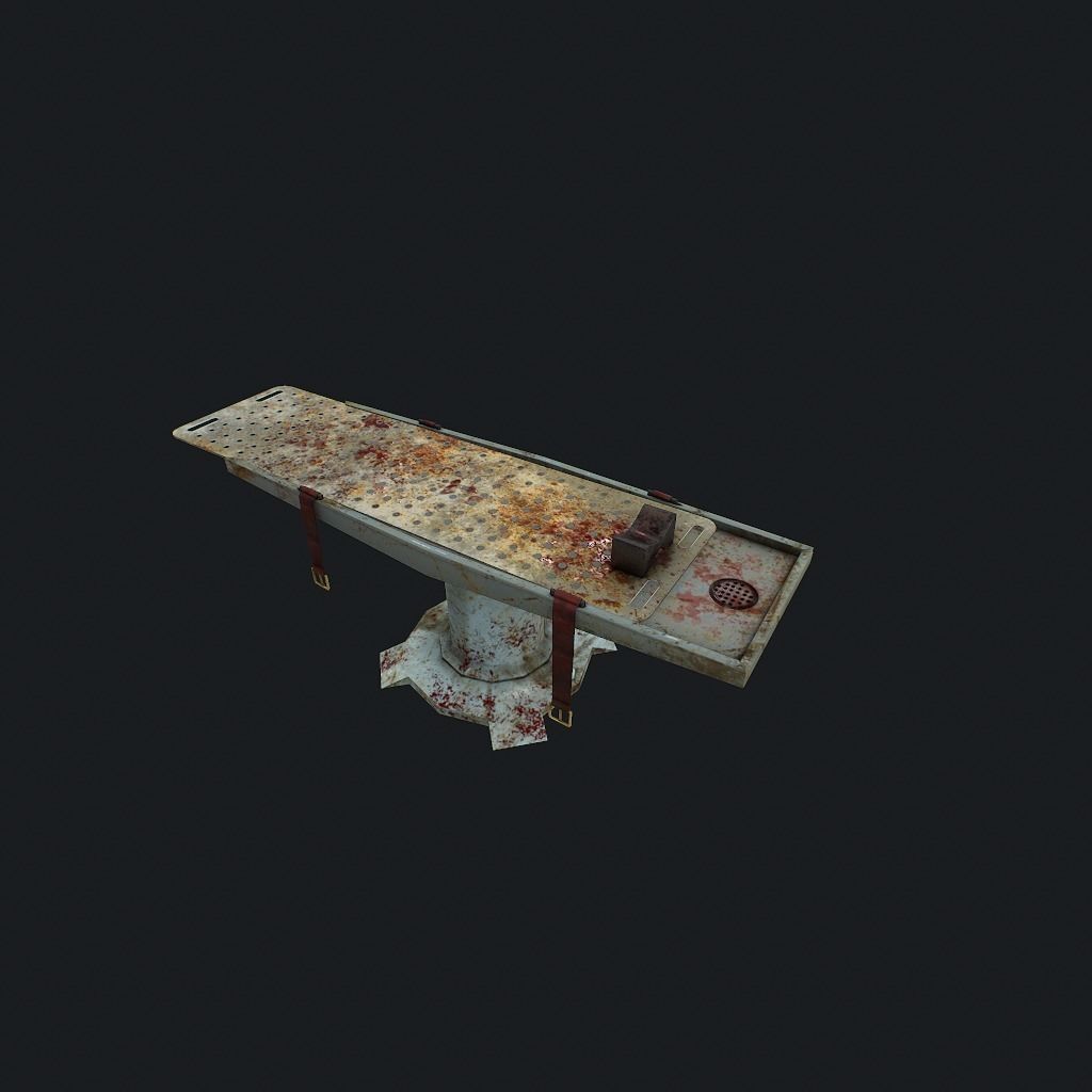 Old Autopsy Tabel V1 pbr Low-poly 3D model_0