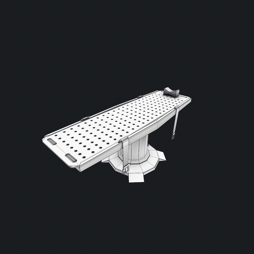 Old Autopsy Tabel V1 pbr Low-poly 3D model_16
