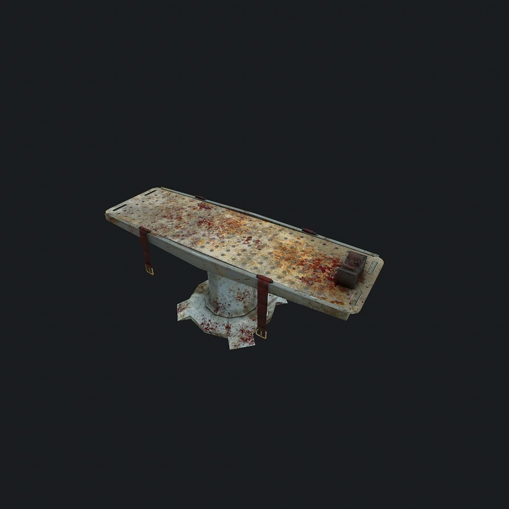 Old Autopsy Tabel V1 pbr Low-poly 3D model_2