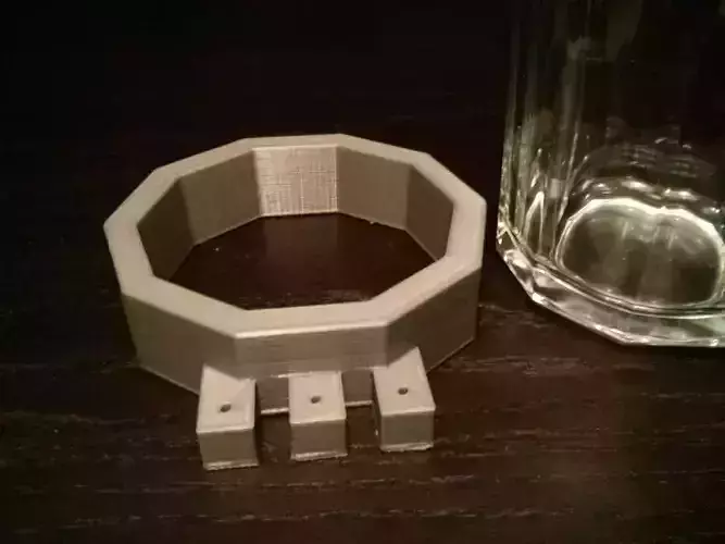 Decagon Cup Holder  Free 3D print model