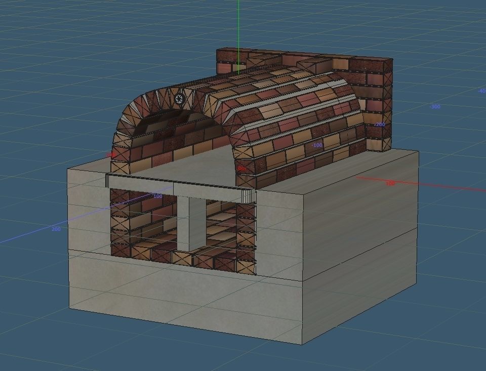 Homemade pizza-kiln 3D model_5