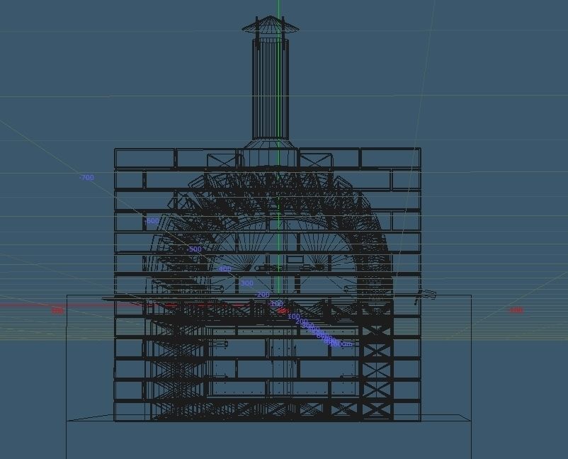 Homemade pizza-kiln 3D model_8