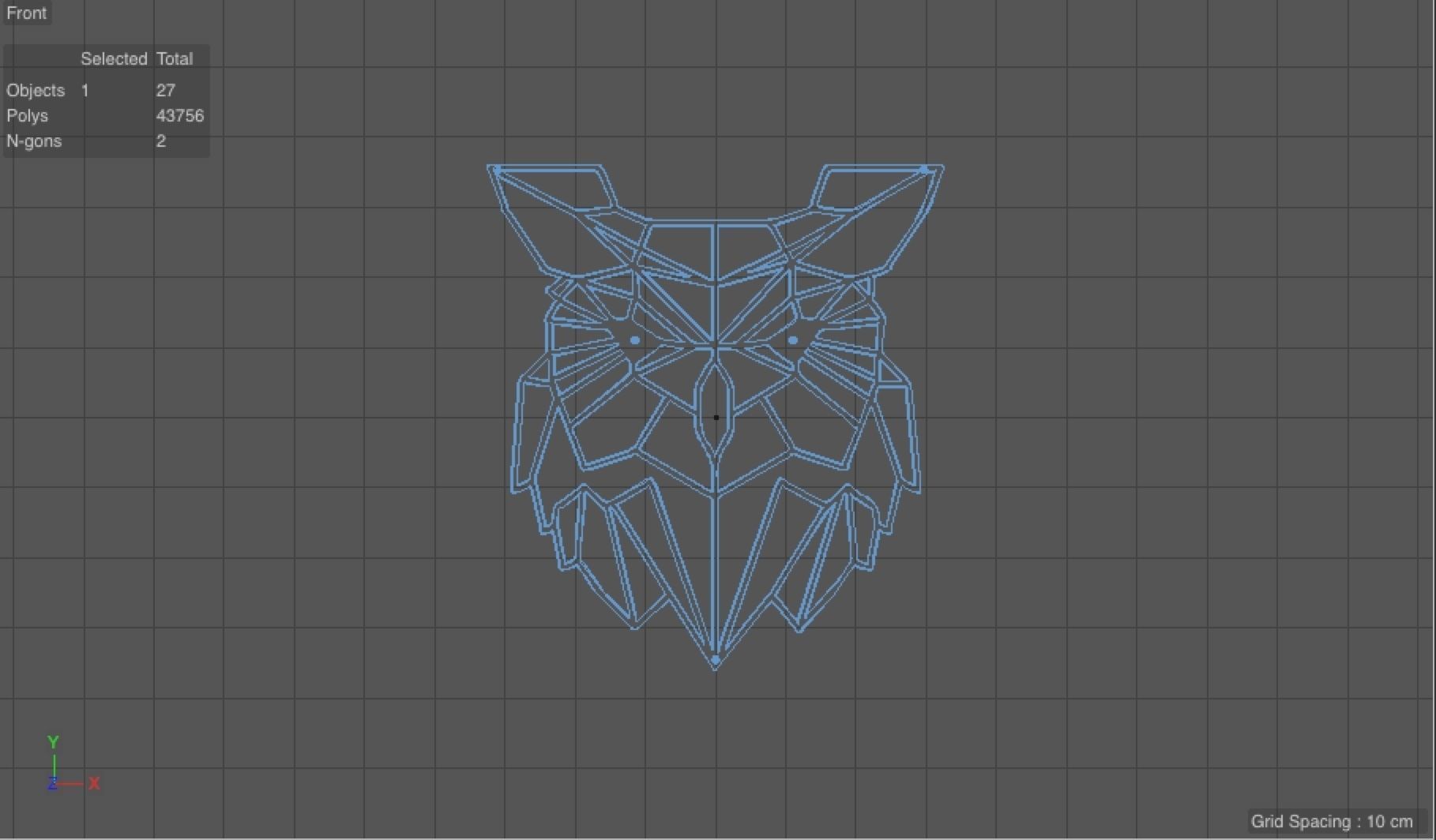 LineAnimals - Wall Decor 3D model_7