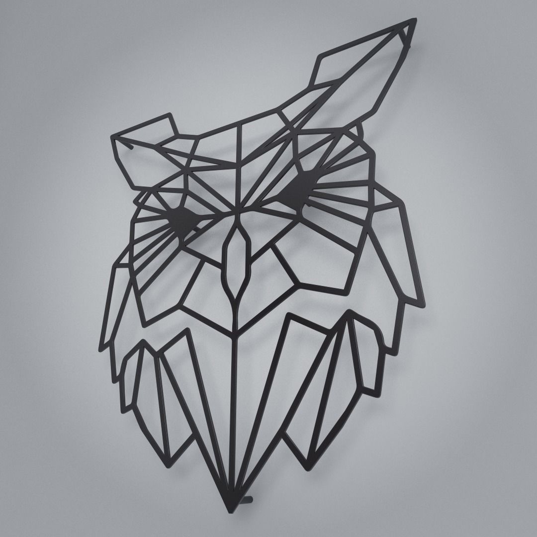 LineAnimals - Wall Decor 3D model_3