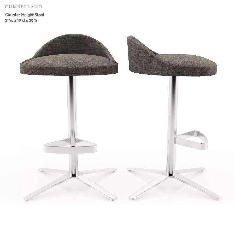 Clover Stool - Cumberland 3D model