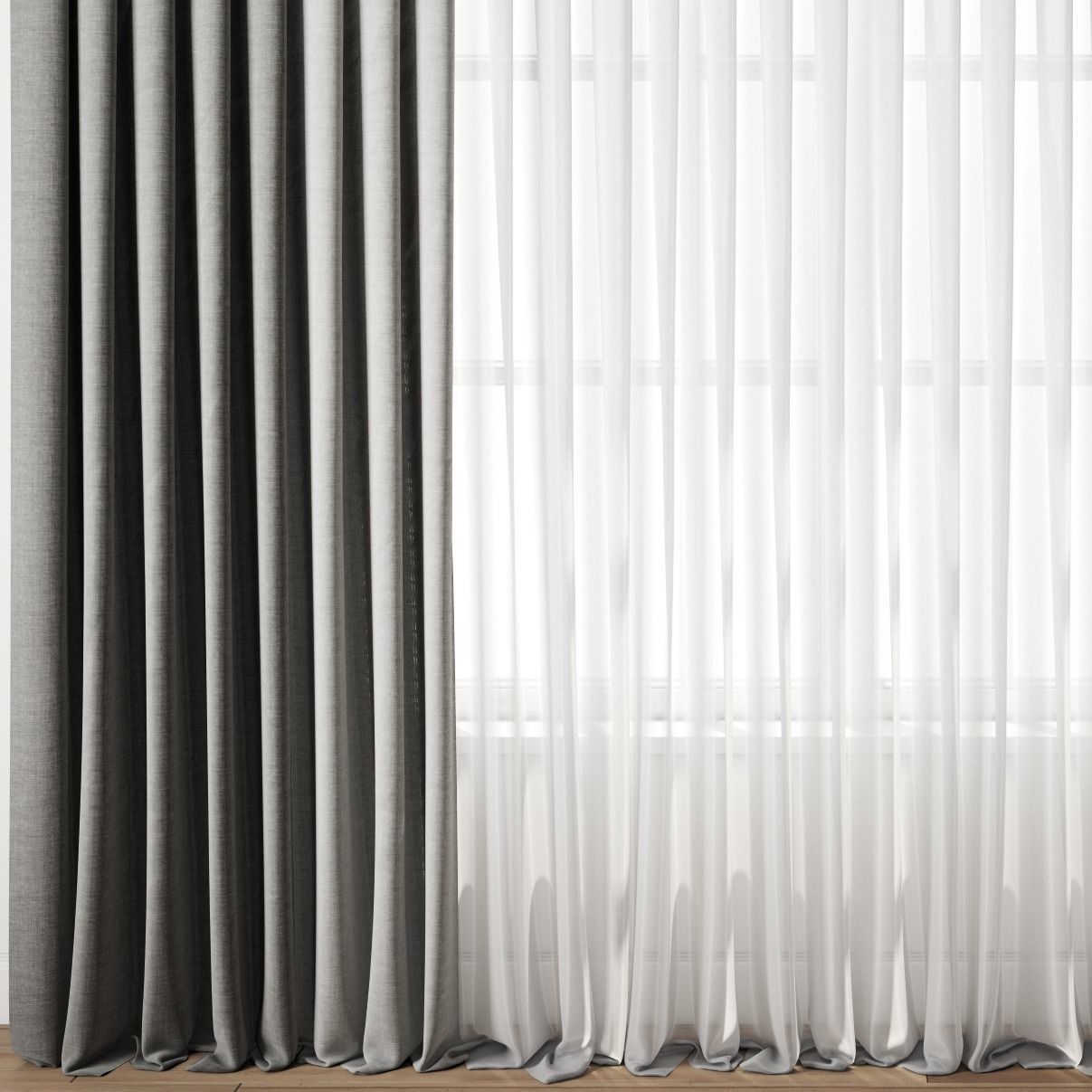 Curtain 84 3D model_3