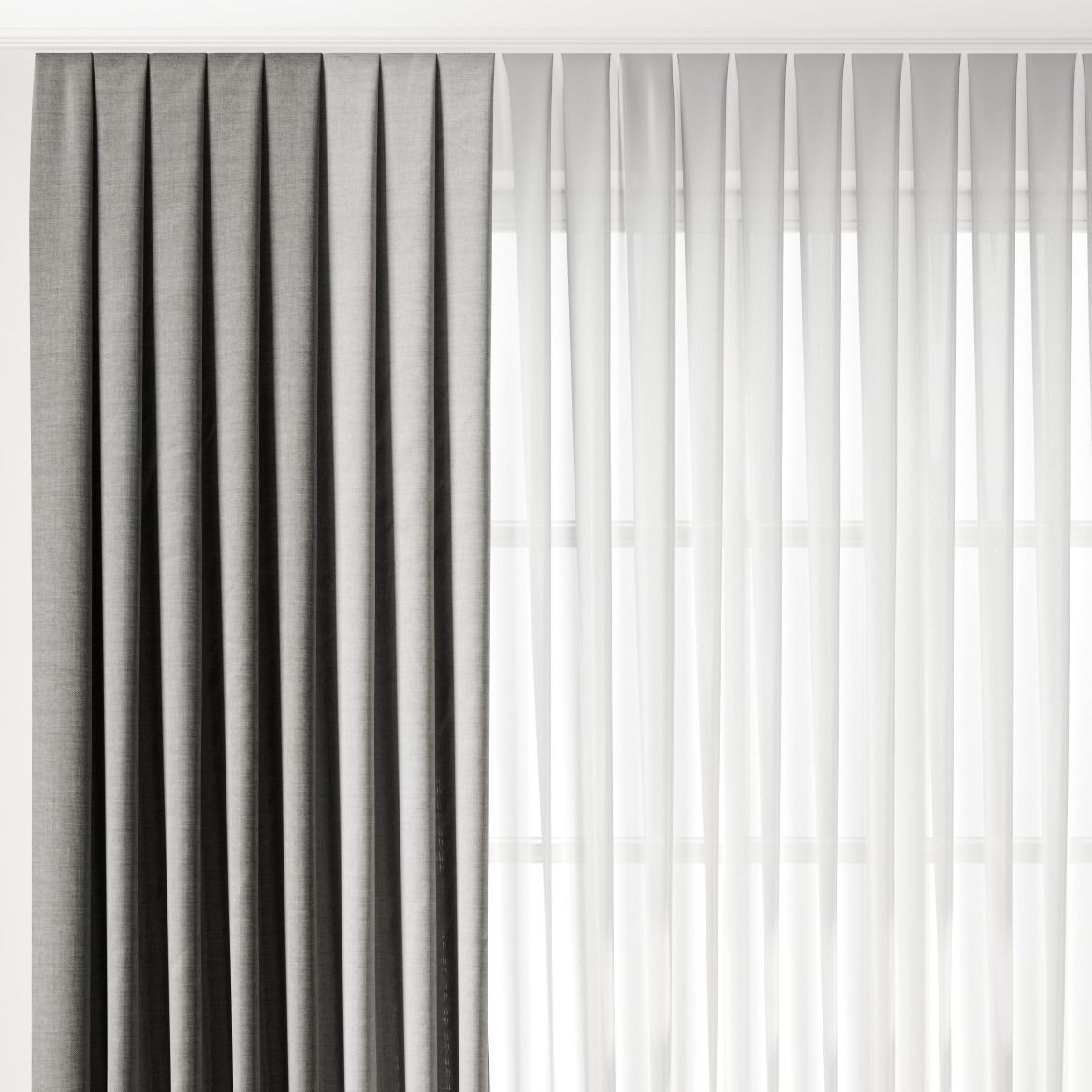 Curtain 84 3D model_2