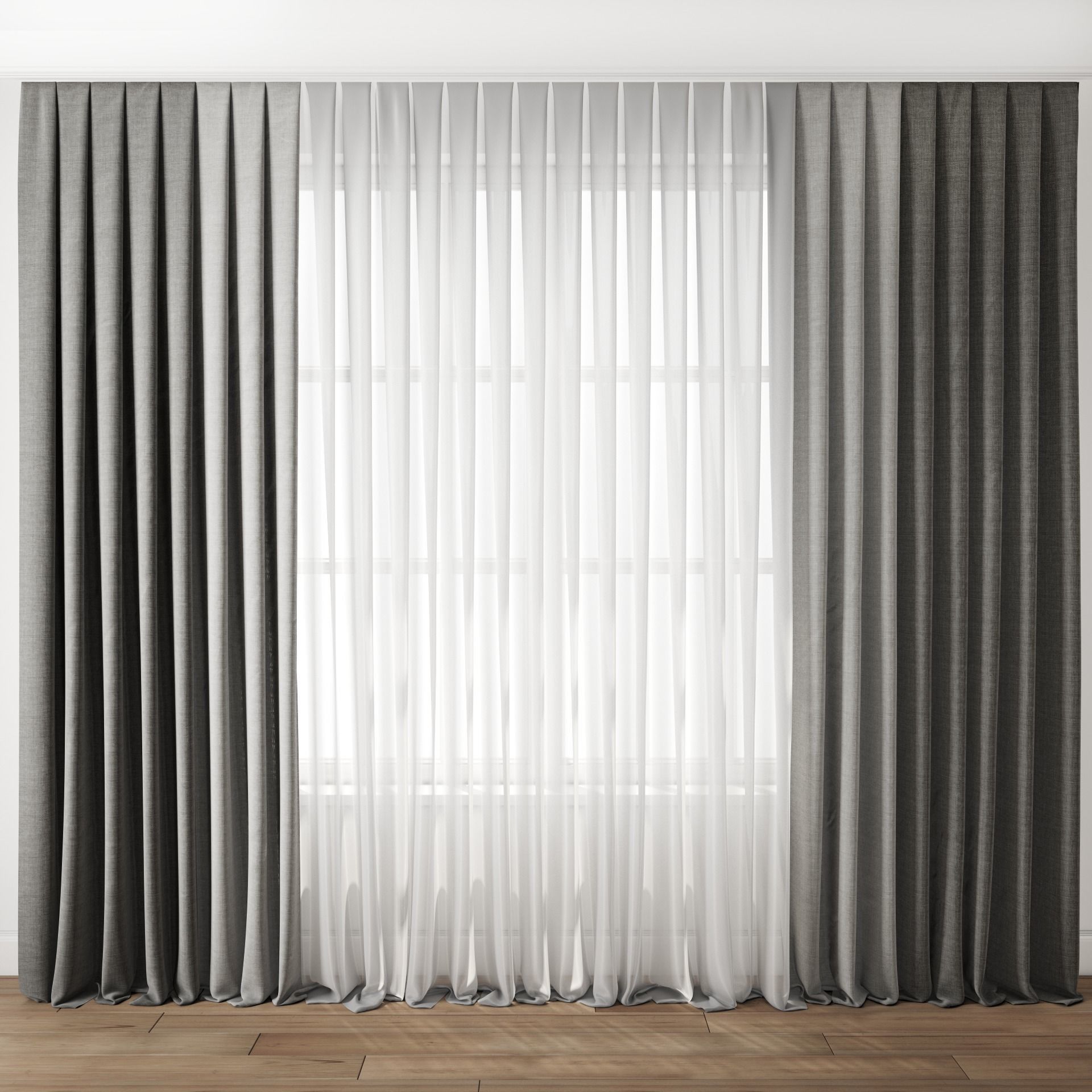 Curtain 84 3D model_0