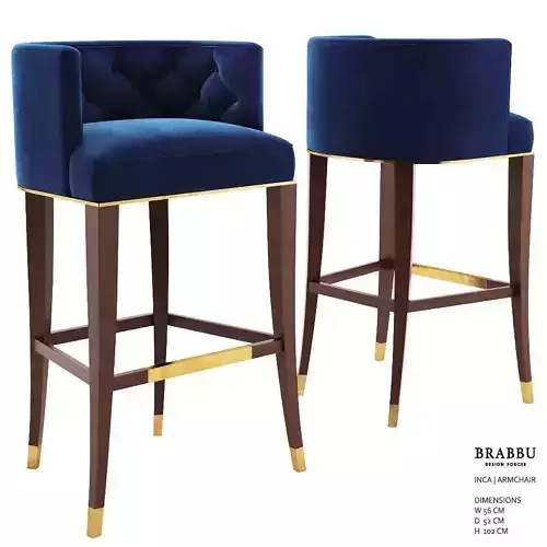 BOURBON BAR STOOL - BRABBU 