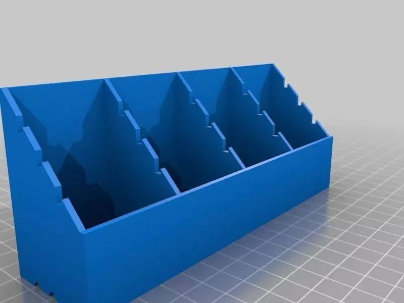 Four-dice shaker box Free 3D print model