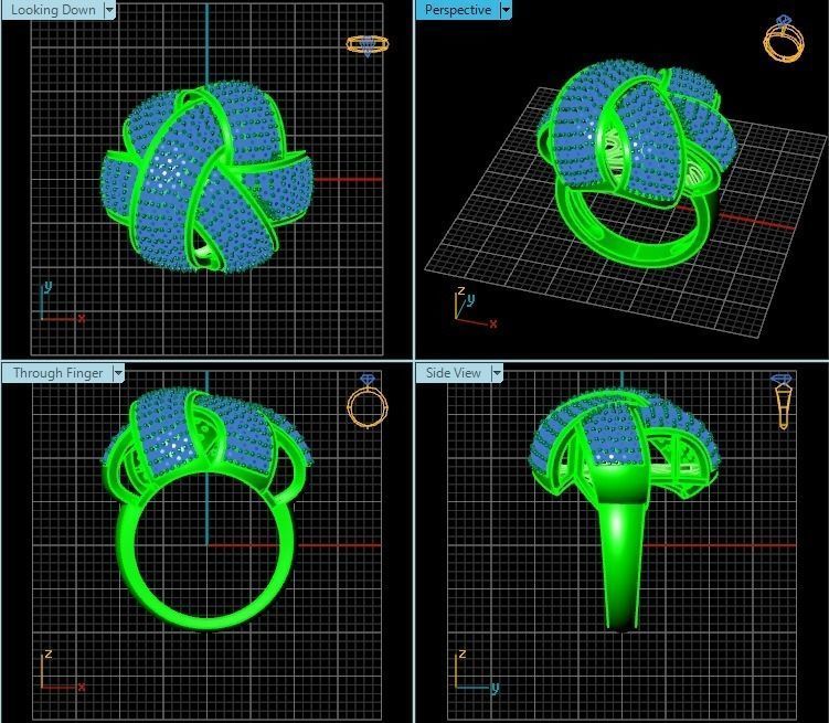 Ring T00565 3D print model_2