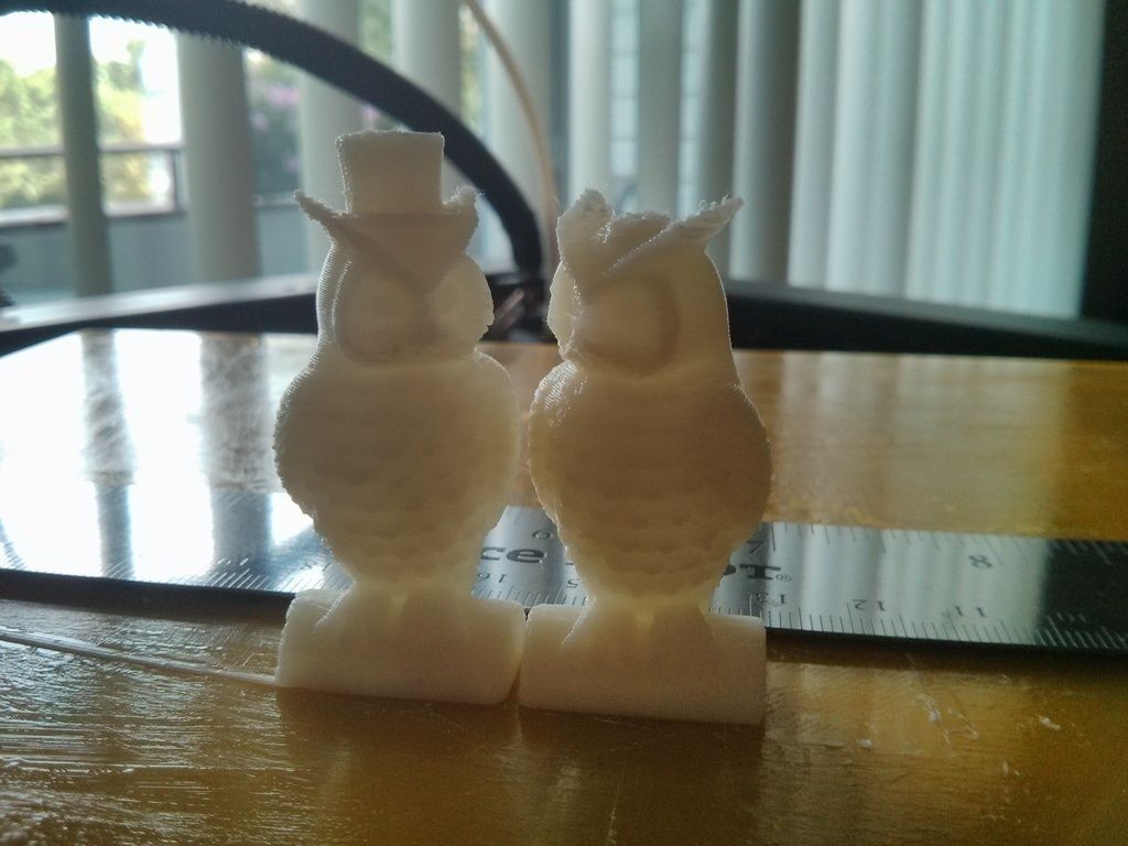 His and Her Owls MakerWare-friendly Free 3D print model_2