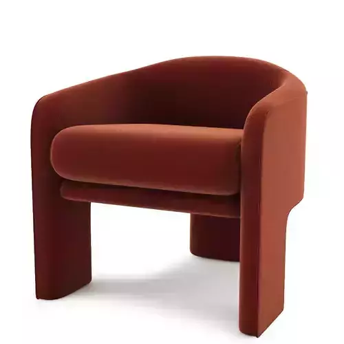 Mid-Century Modern Retro Lounge Chair 3D model