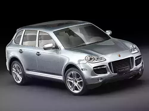 Porsche Cayenne 2008 3D Model