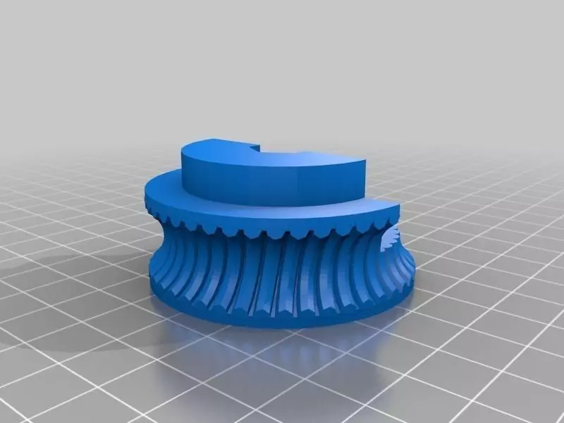 Linear Actuator Worm Gear Free 3D print model_0