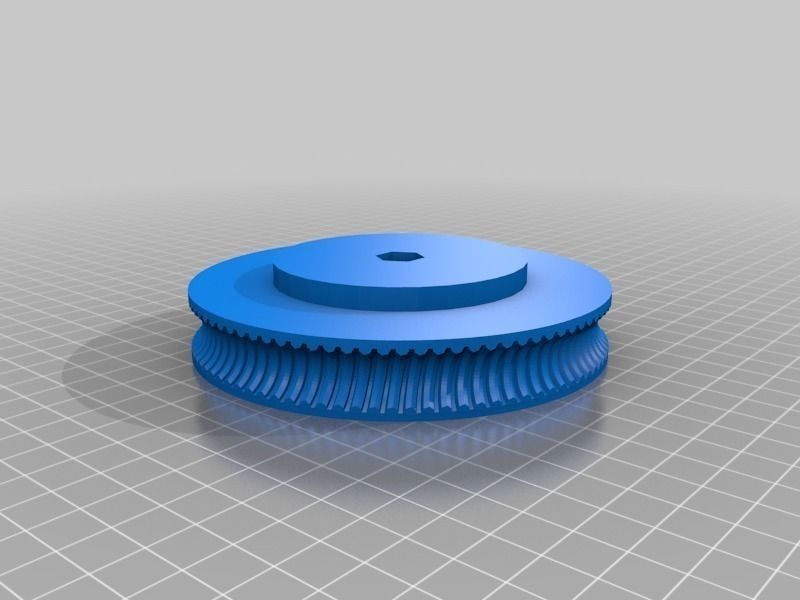 Linear Actuator Worm Gear Free 3D print model_3