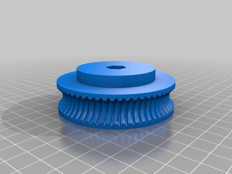 Linear Actuator Worm Gear Free 3D print model_2