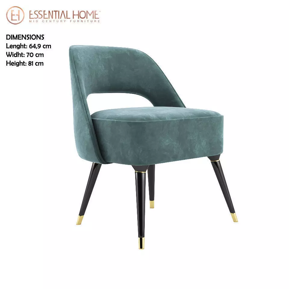 Collins Dinning Chair 3D model_0