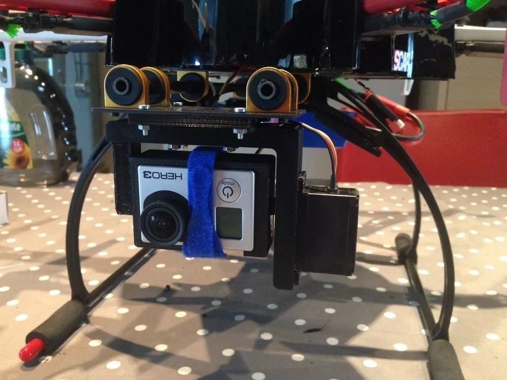 Simple gimbal for multicopter Free 3D print model