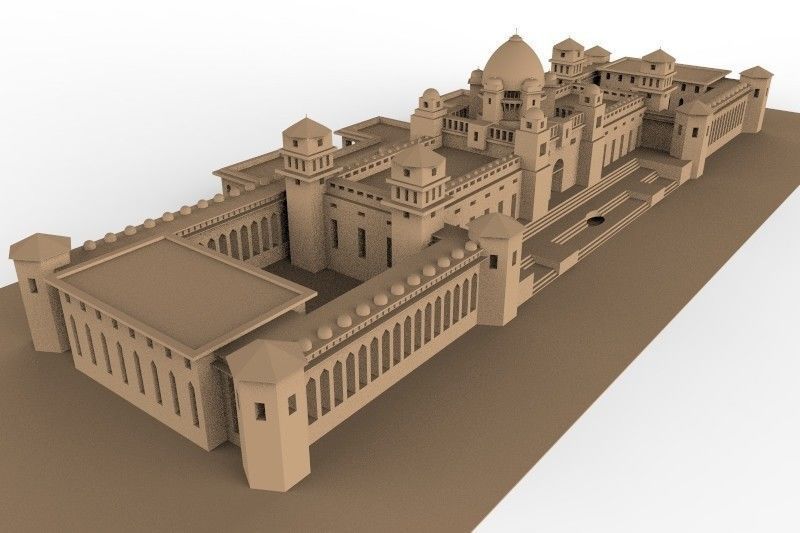 Palace of India - Umaid Bhawan Palace 3D print model_7
