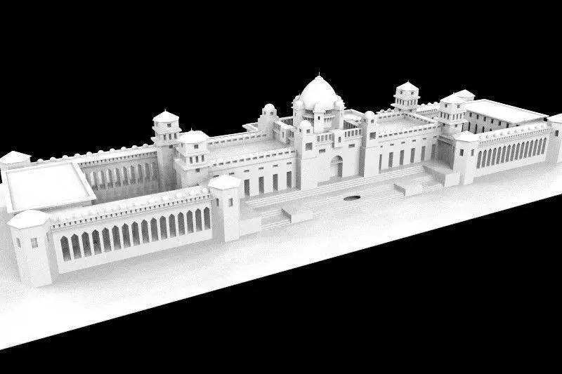 Palace of India - Umaid Bhawan Palace 3D print model_0