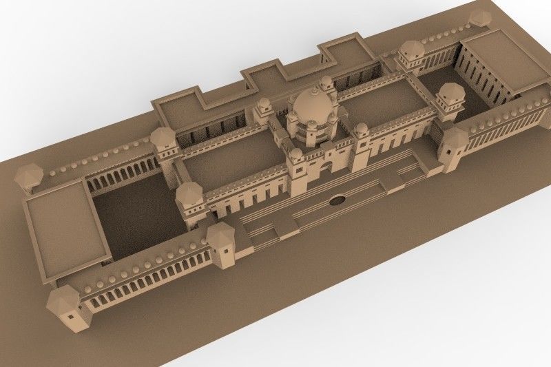 Palace of India - Umaid Bhawan Palace 3D print model_4