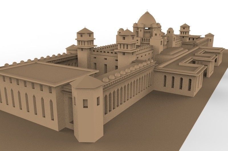 Palace of India - Umaid Bhawan Palace 3D print model_1