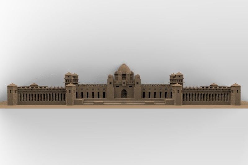Palace of India - Umaid Bhawan Palace 3D print model_2