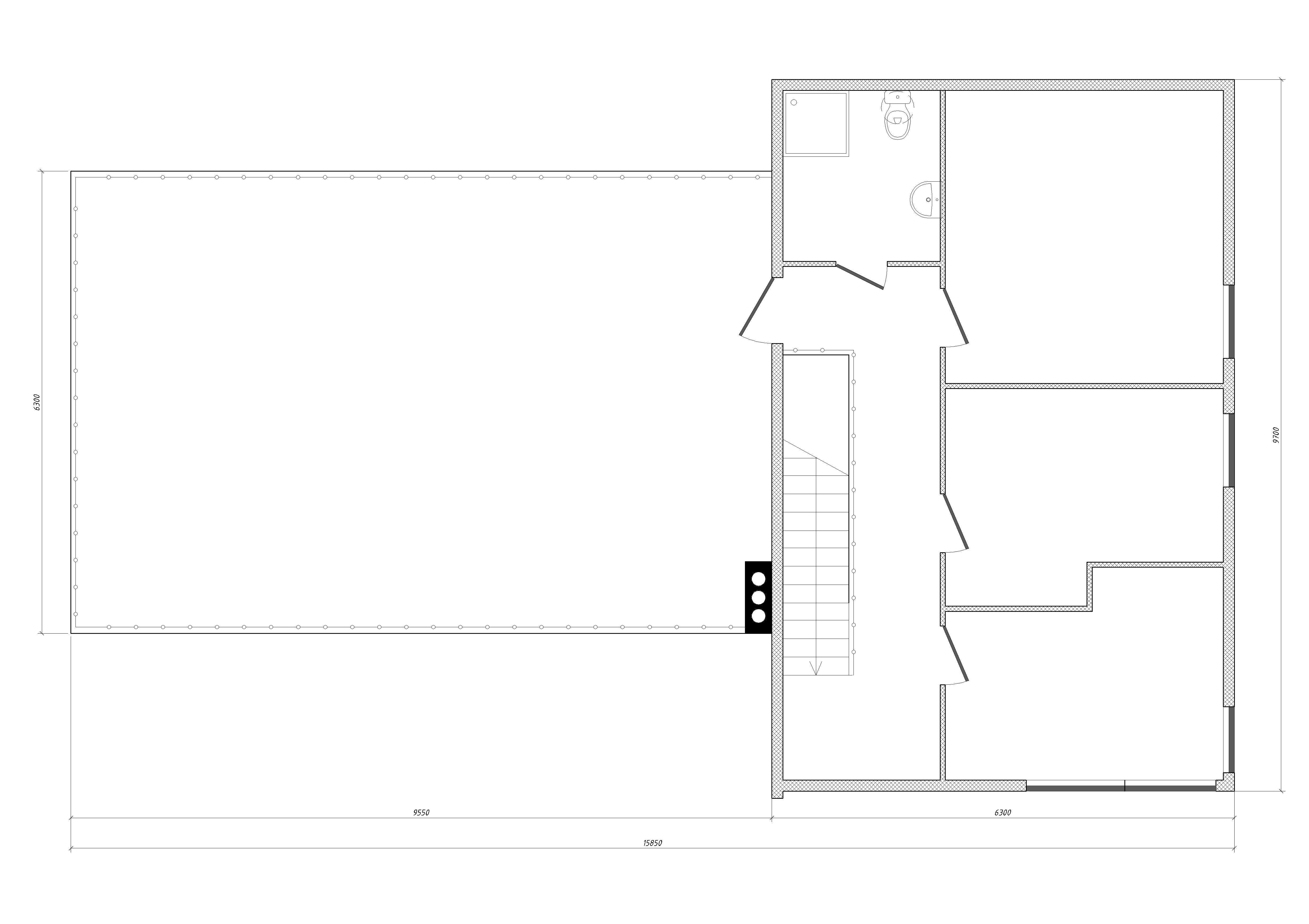 Modern house 3D model_4
