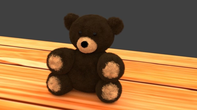 Teddy bear Free 3D print model