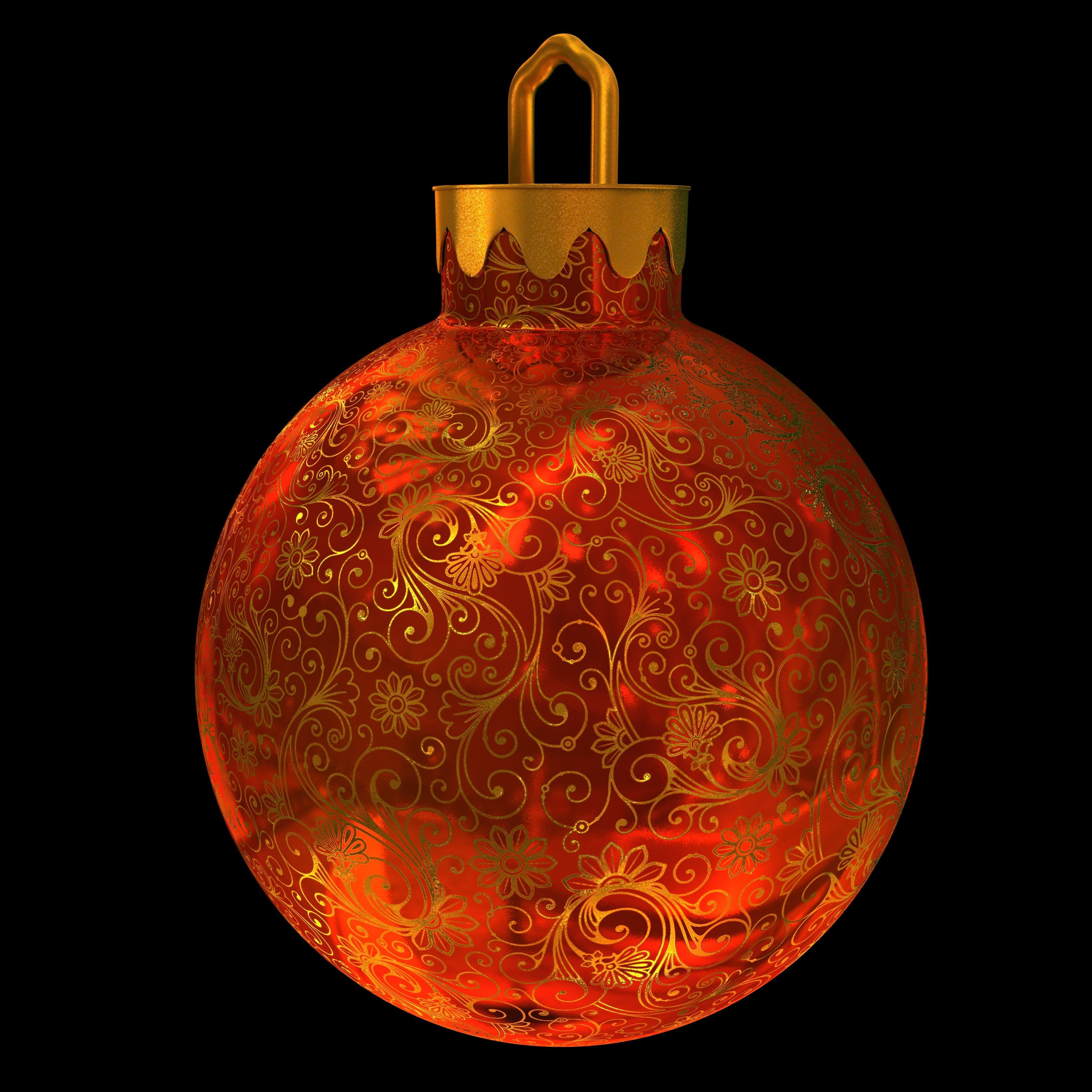 Christmas Ball 3D model_2