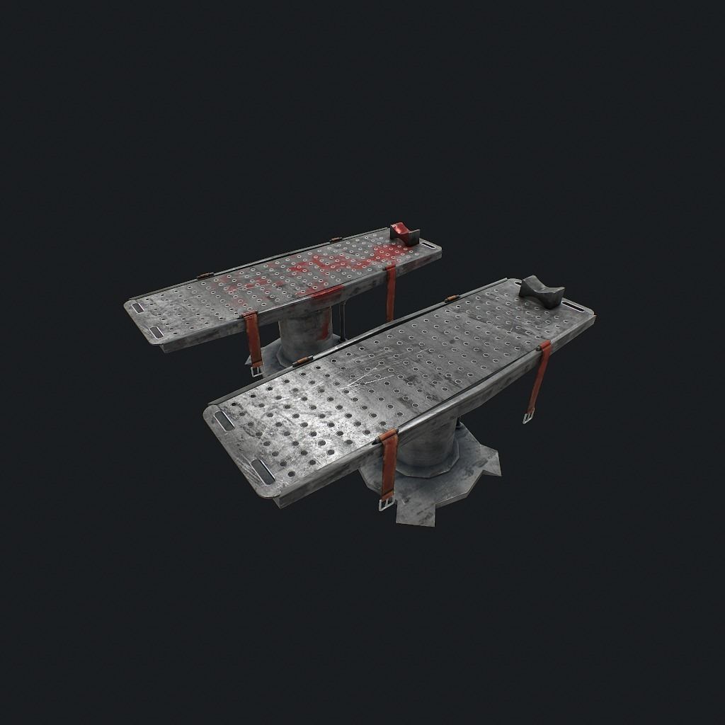 Old Autopsy Tabel V2 pbr Low-poly 3D model