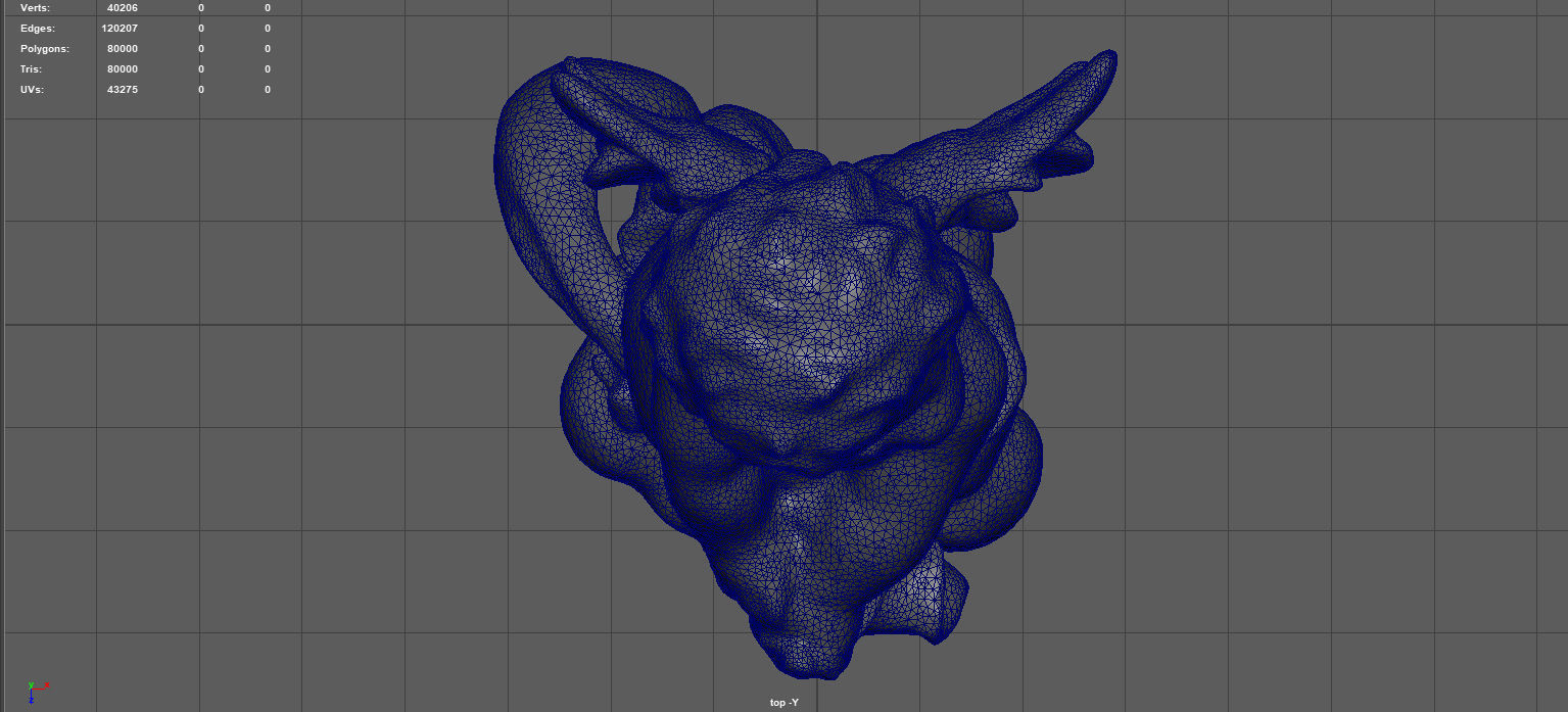 Golden Angel Low-poly 3D model_9