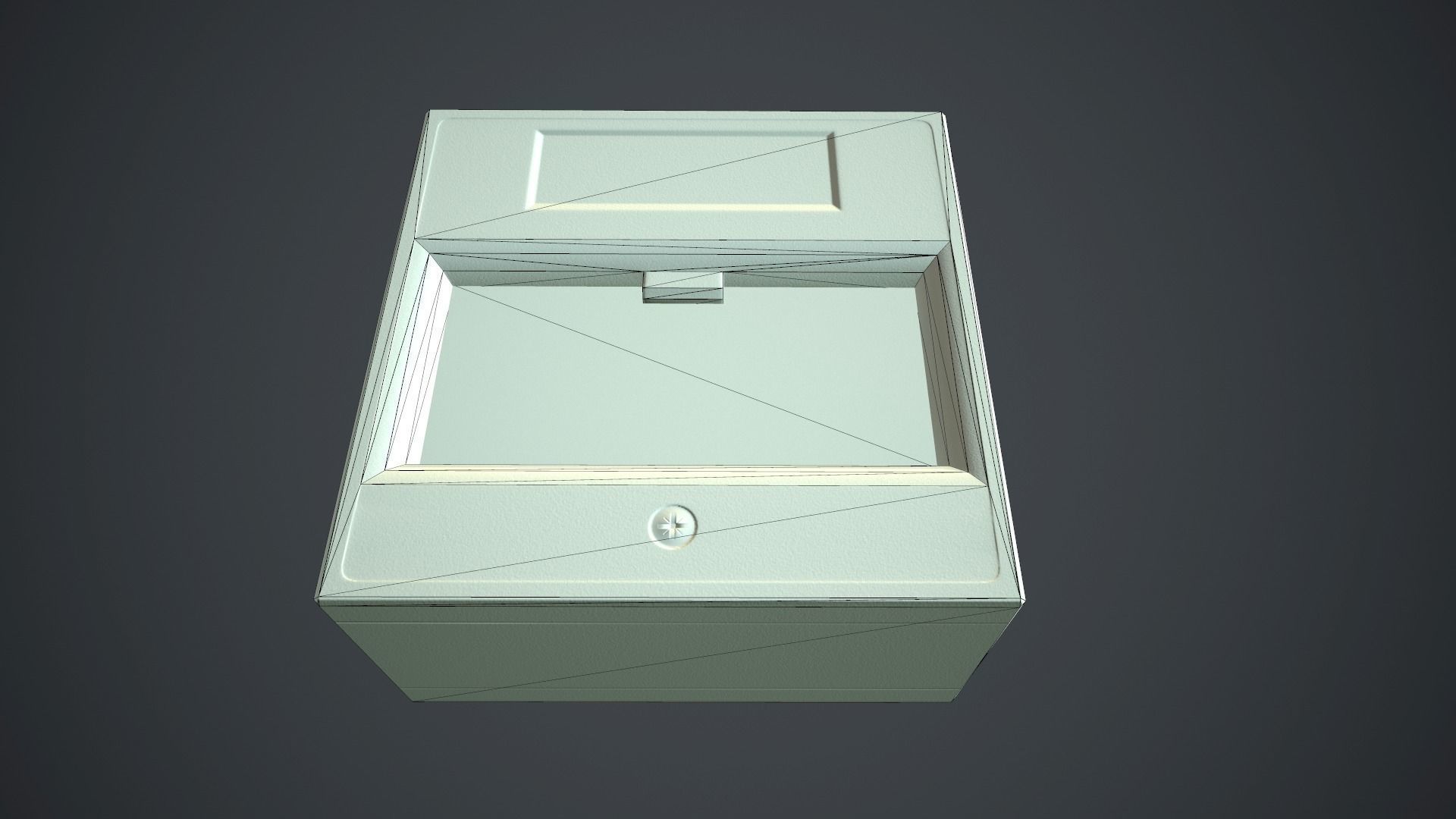 Fire Alarm Button PBR Game Ready Low-poly 3D model_14