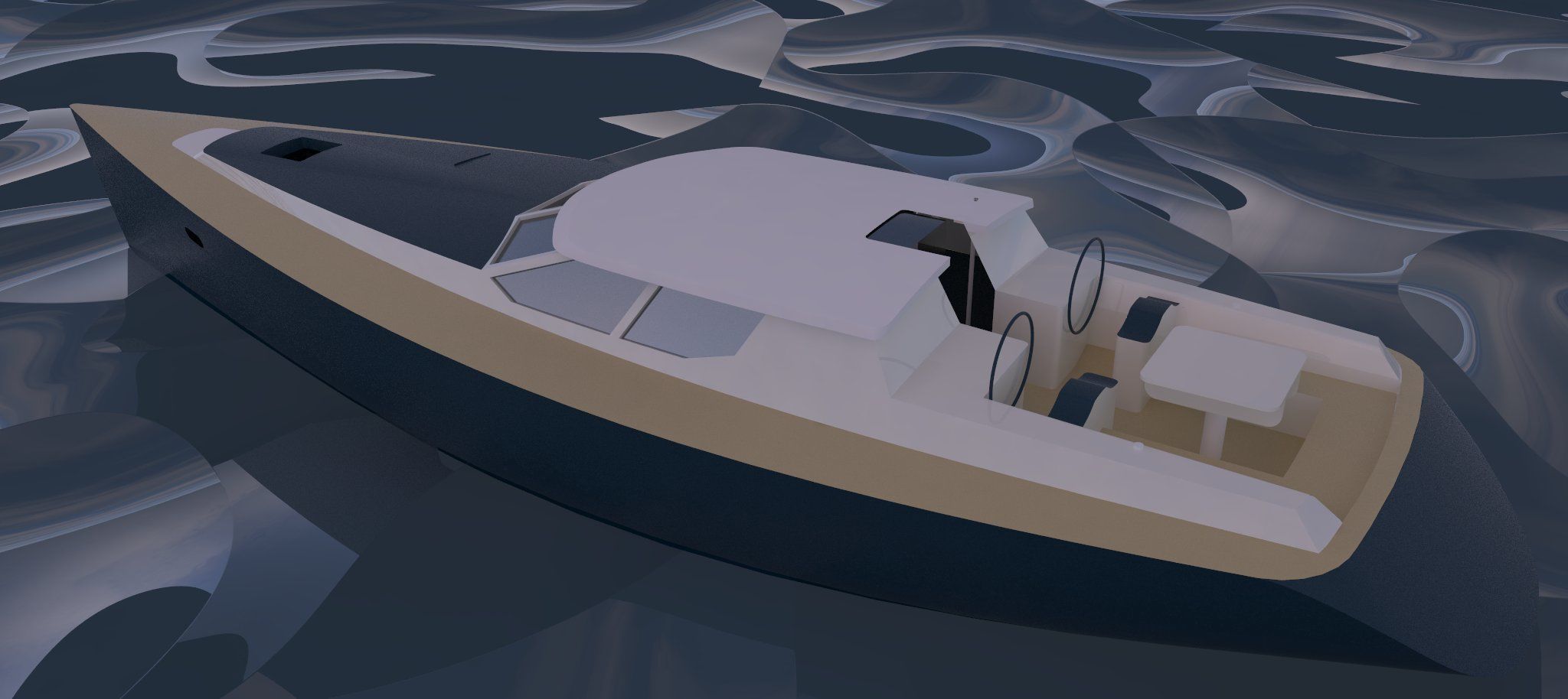 Sailing Yacht 3D model_5