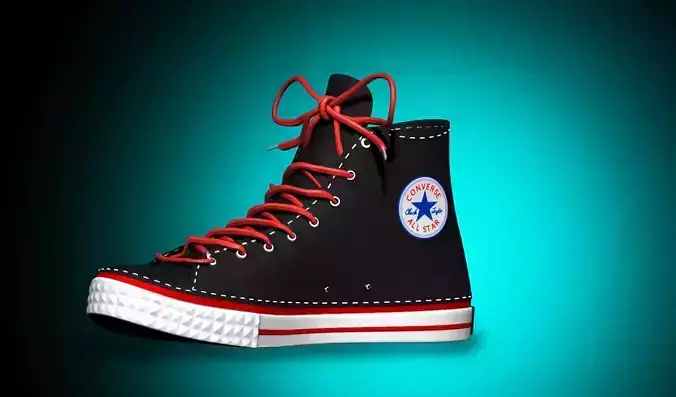 Converse Shoe With 2 Texture 