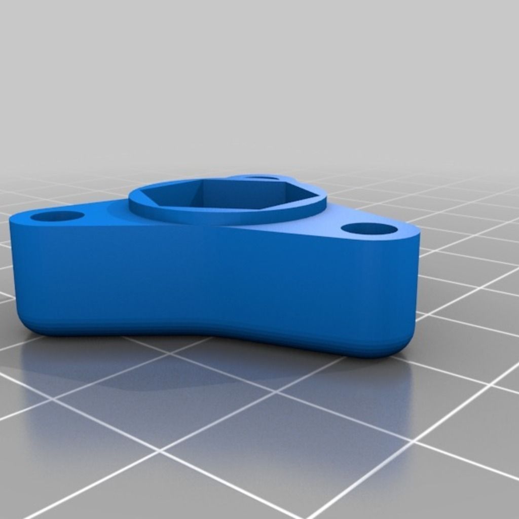 Wing nut M8 Free 3D print model_1