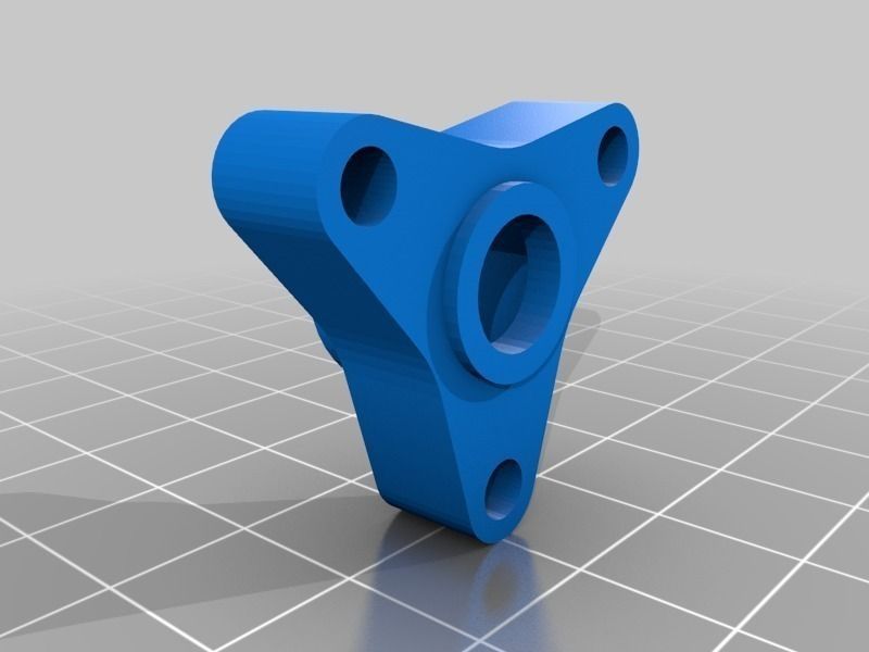 Wing nut M8 Free 3D print model_3