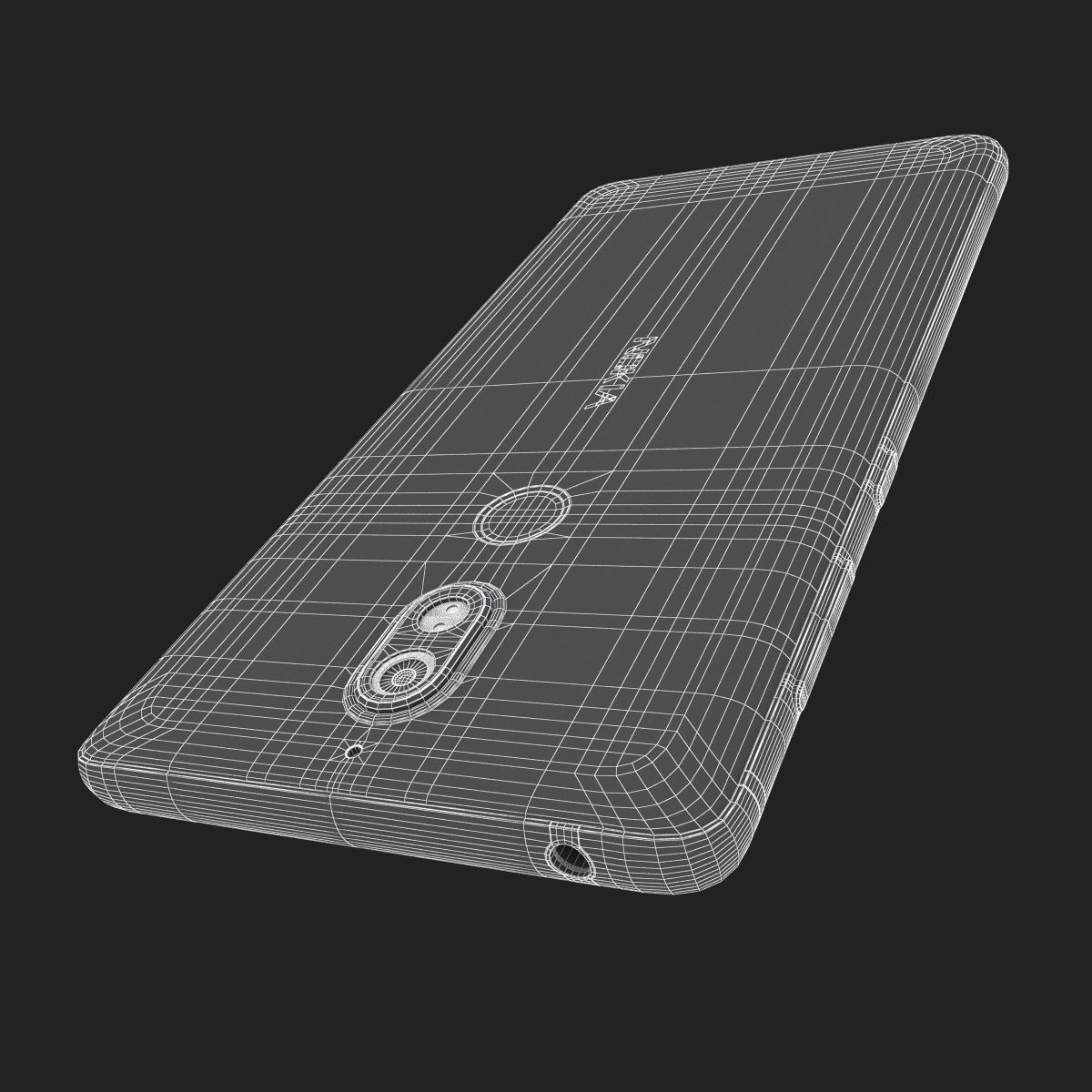 Nokia 7 Black And White 3D model_41