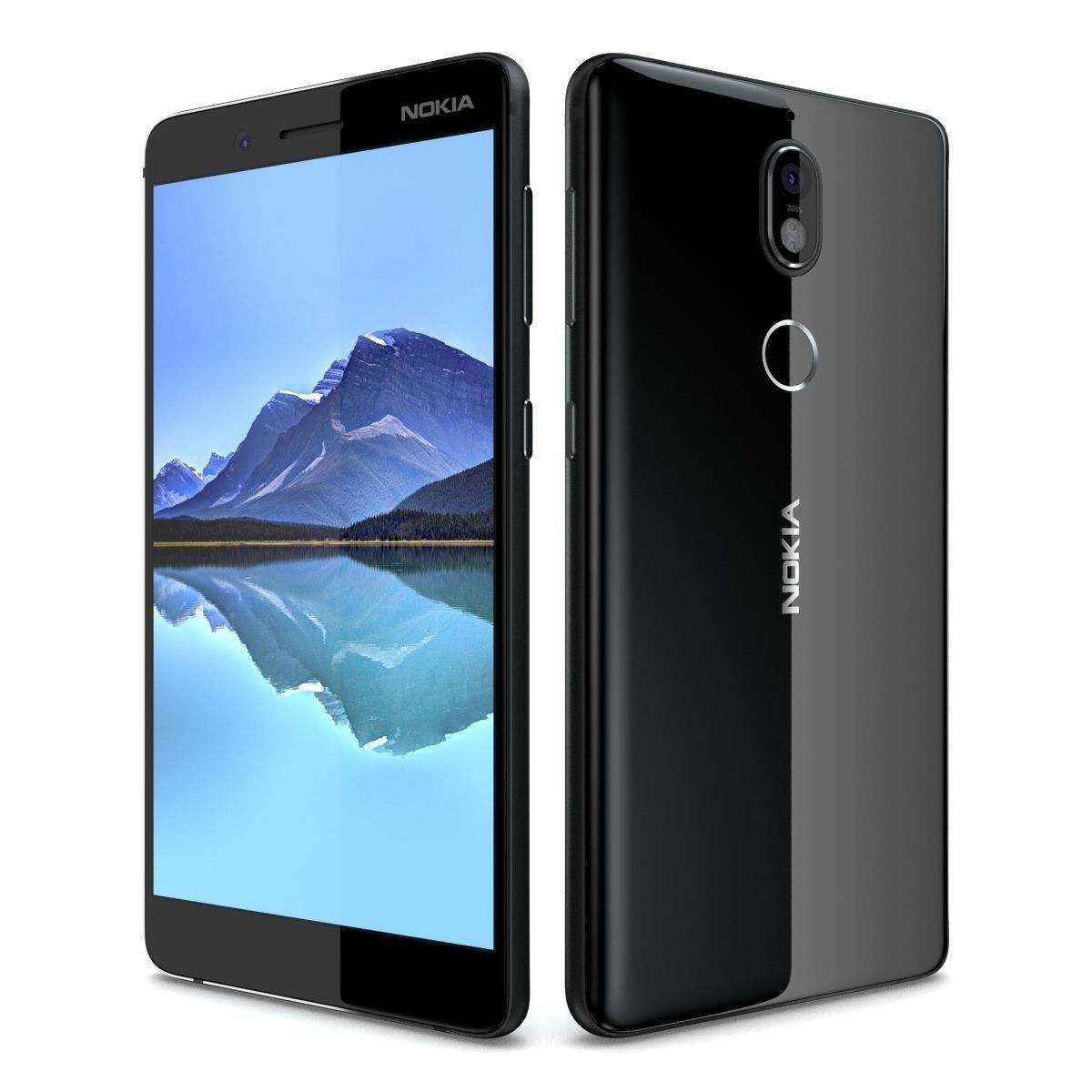 Nokia 7 Black And White 3D model_6