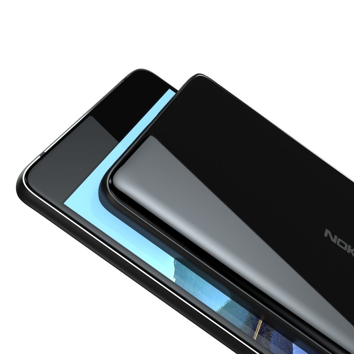 Nokia 7 Black And White 3D model_13