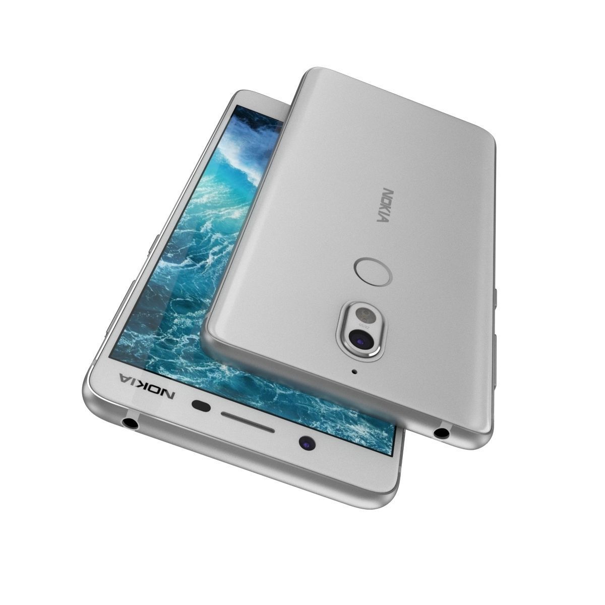 Nokia 7 Black And White 3D model_21